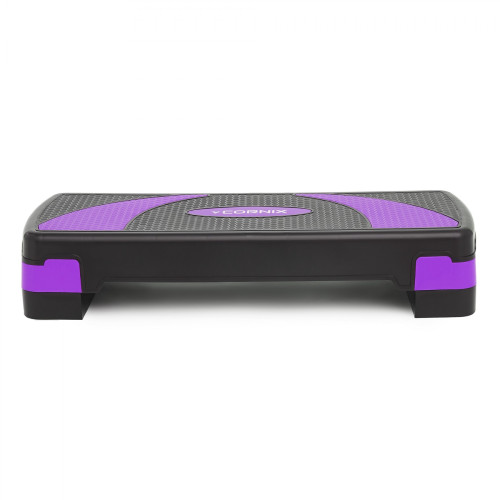 Степ платформа  3-ступенчатая Cornix XR-0183 Black/Purple - фото №4